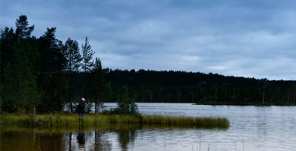 Fishermen Fishing on Lake Fishermen Fishing on Lake