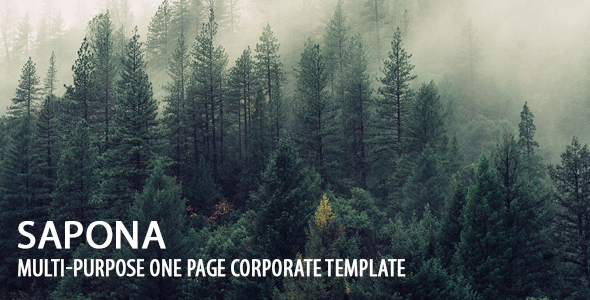 Sapona | Multi-Purpose One Page Corporate Template