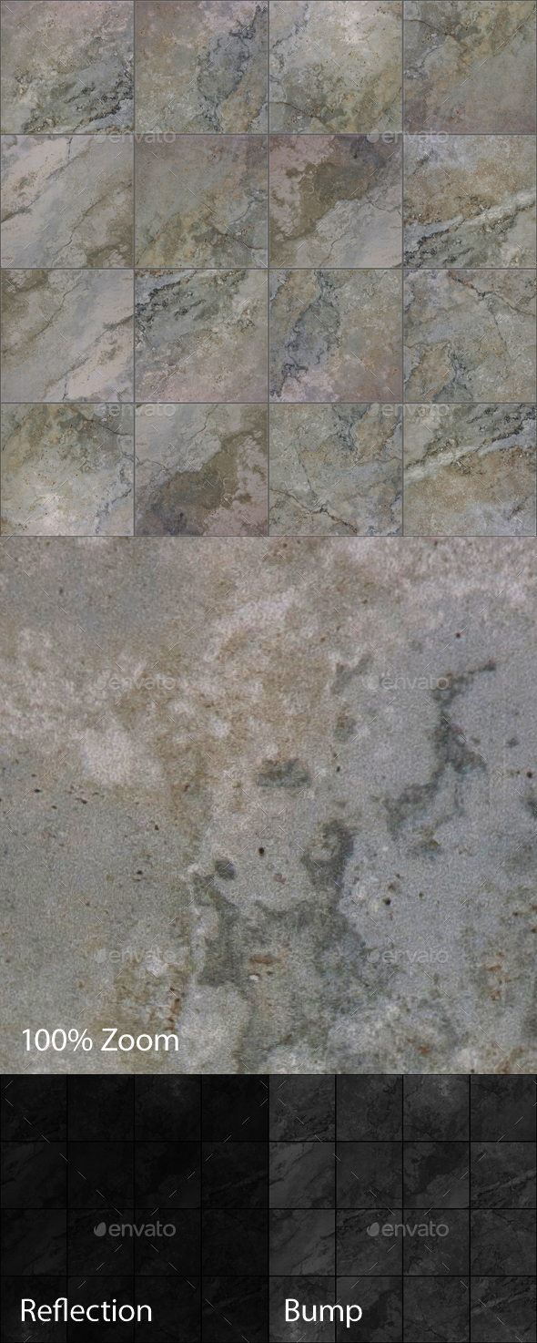 Travertine tiles - 3DOcean Item for Sale