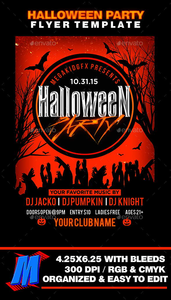 Halloween Bash Flyer Template