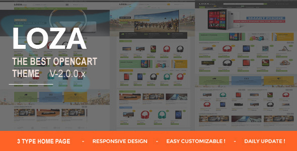 Lozastore- Multipurpose Responsive OpenCart Themes