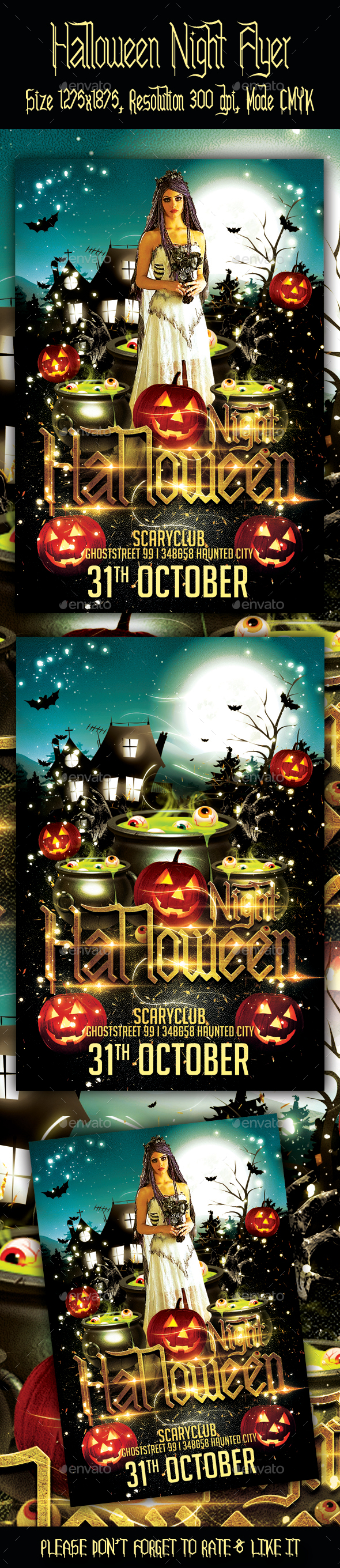 Halloween Night Flyer