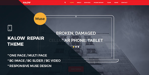 Kalow Repair - Muse Template