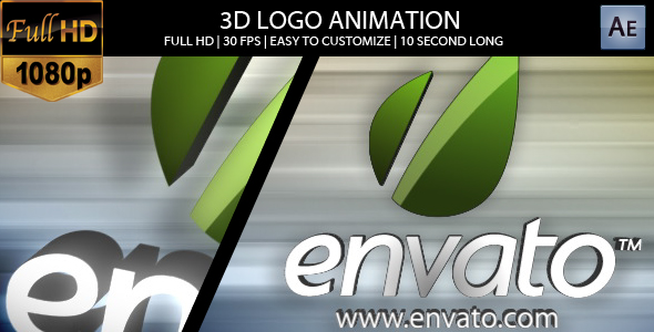 3d Logo Animation After Effects Template Videohive 156988 Ae Templates Videohive 3d Logo Animation After Effects Template