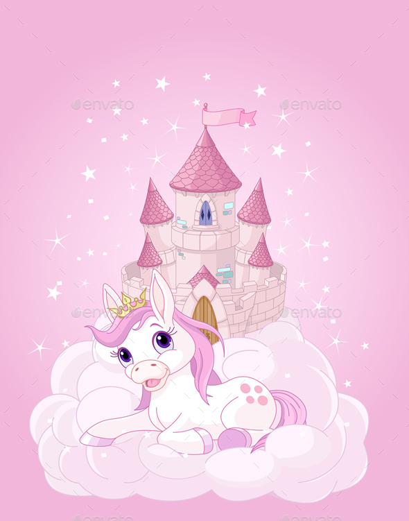 Sky Castle and Unicorn