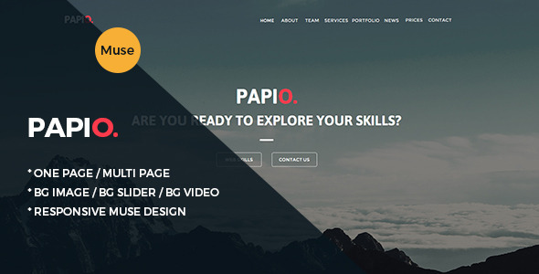 Papio | Muse Template