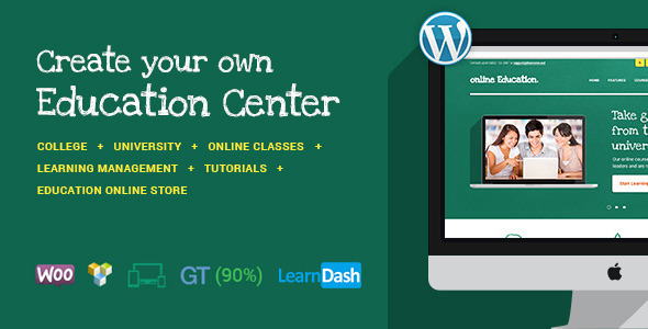 Education Center | Training Courses WordPress Theme