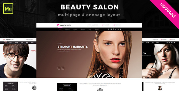 Beauty Salon Muse Template