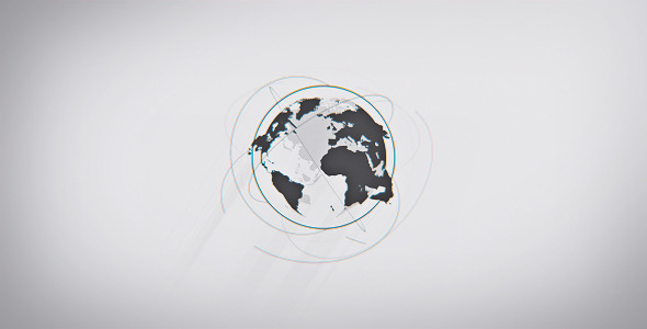 Simple Earth Logo Reveal