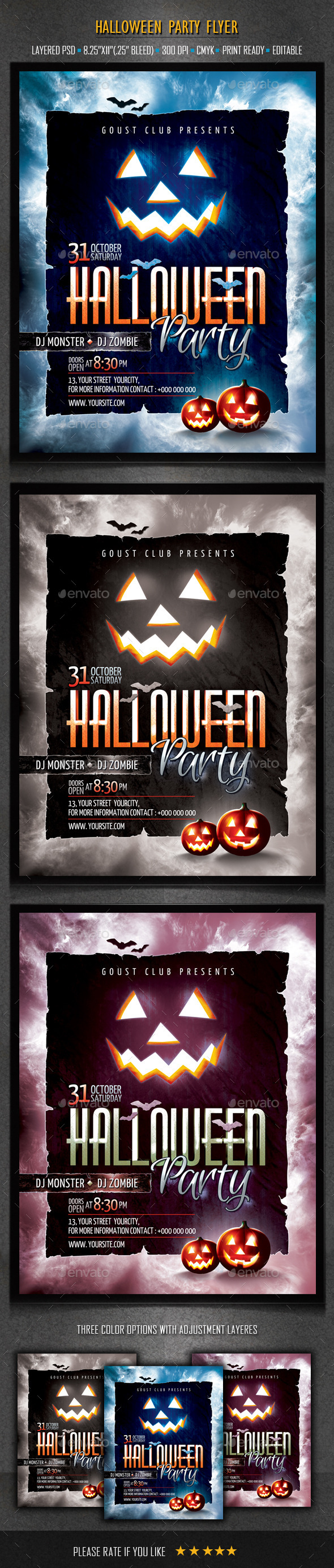 Halloween Party Flyer