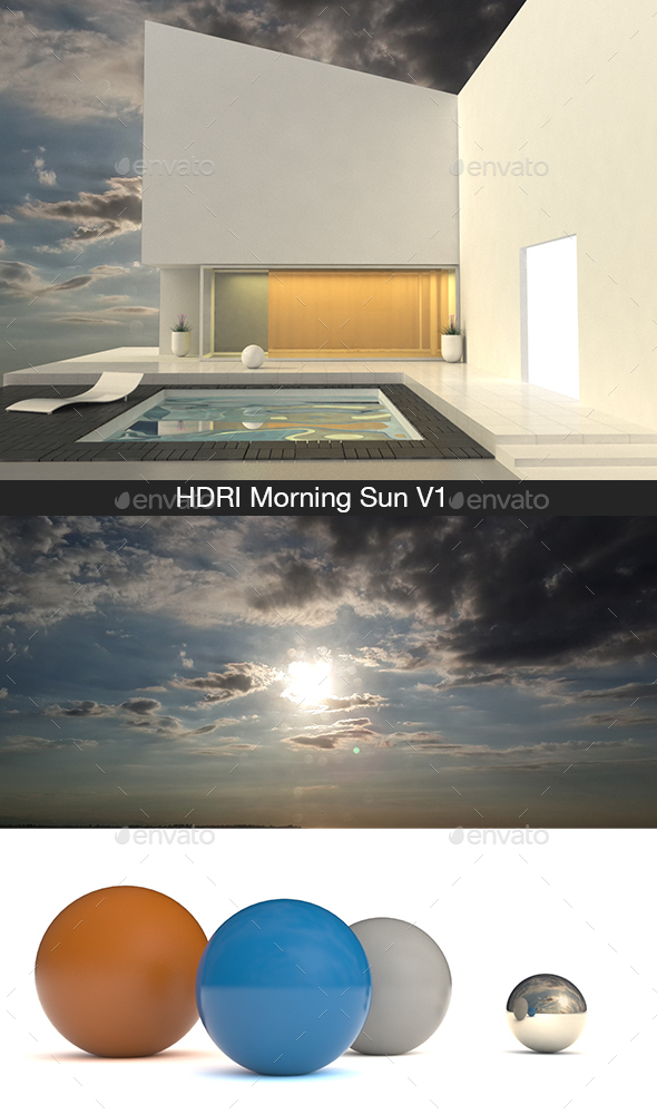 HDRI Morning Sun V1 - 3DOcean Item for Sale