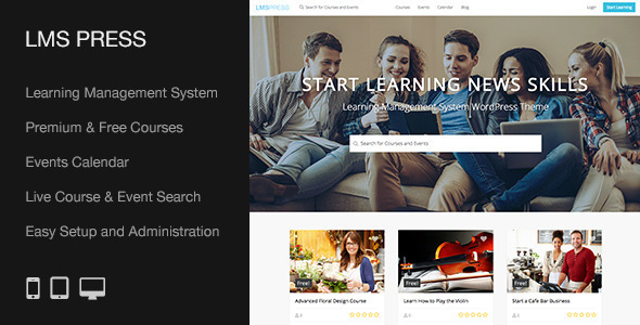 LMS Press | Learning Management System WP Theme