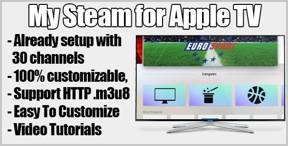 CodeCanyon My Stream Streaming TV For Apple Tv 13105412 CodeCanyon My Stream Streaming TV For Apple Tv 13105412