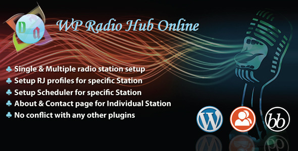 WP Radio Hub Online