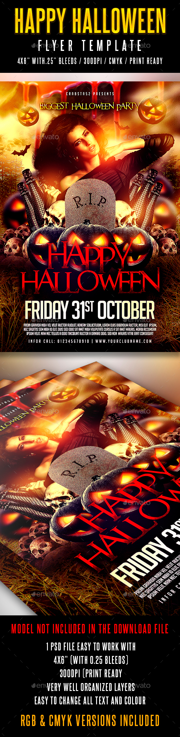 Happy Halloween Flyer Template