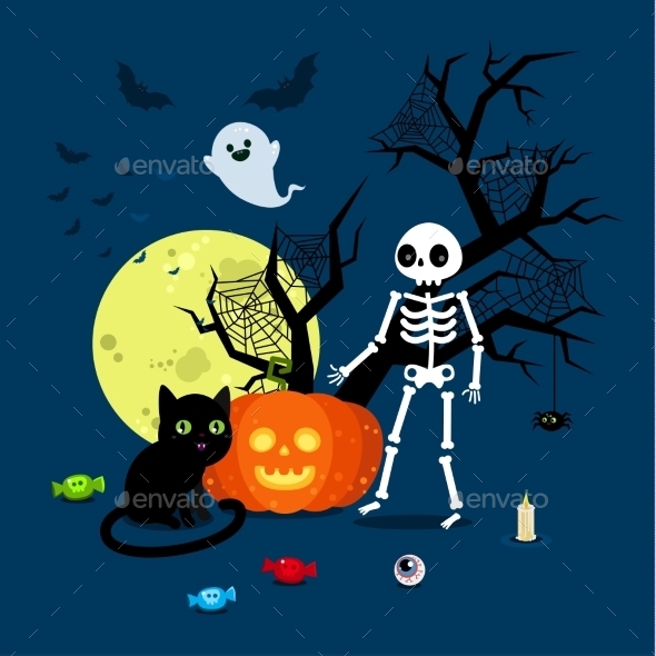 Halloween Illustration.
