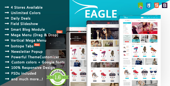 Eagle- Responsive Prestashop Theme