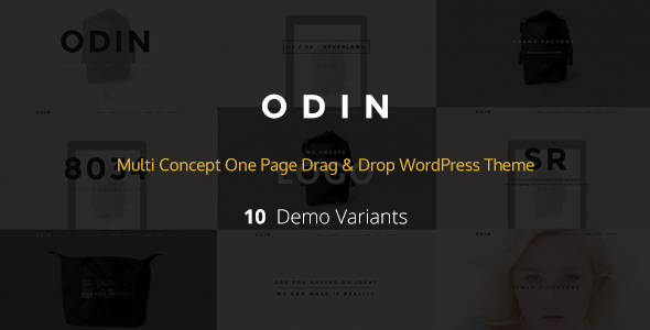 ODIN - Multi Concept / Single Page WordPress Theme