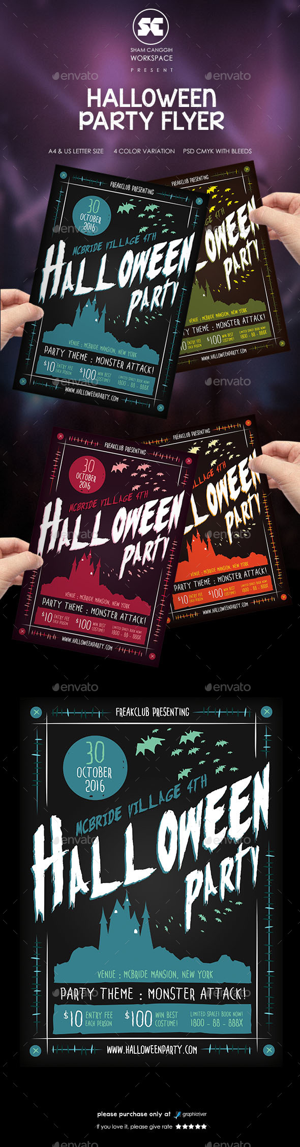 Halloween Party Flyer