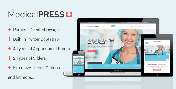 MedicalPress - Health and Medical WordPress Theme