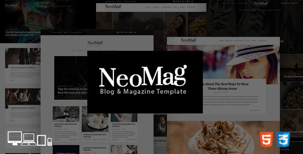 NeoMag Blog & Magazine Responsive Template