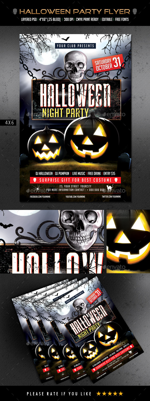 Halloween Party Flyer