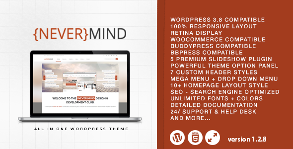 Nevermind - Multi Purpose Wordpress Theme
