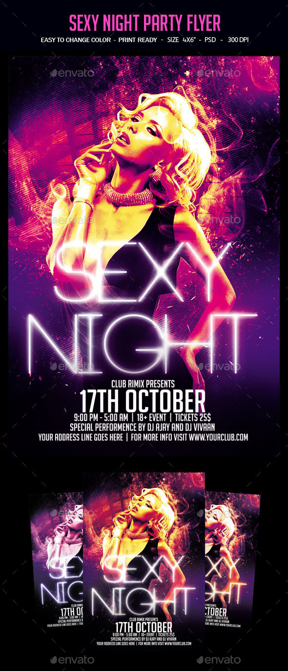 Sexy Night Party Flyer