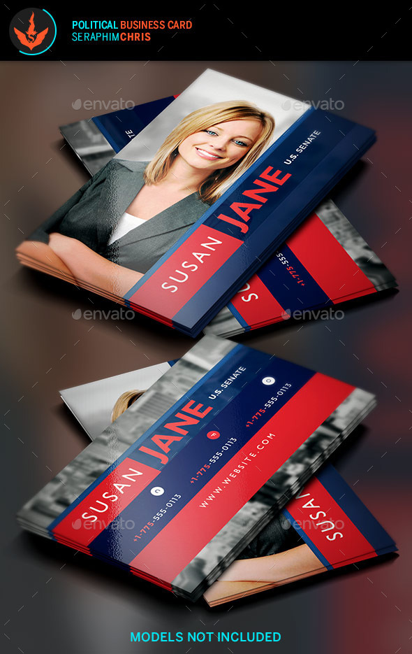 Jane Political Business Card Template 2