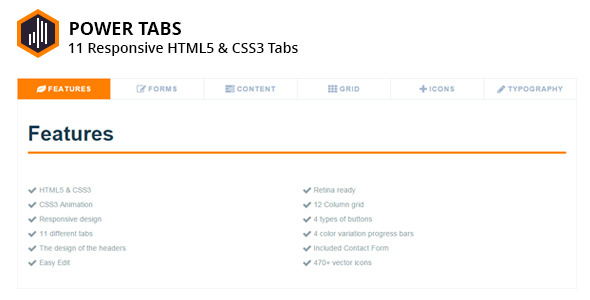CodeCanyon 11 Responsive Power Tabs 13116767 CodeCanyon 11 Responsive Power Tabs 13116767