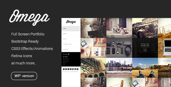 Omega - Minimal WordPress Theme