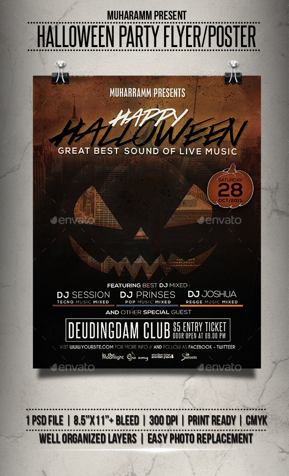 Halloween Party Flyer / Poster