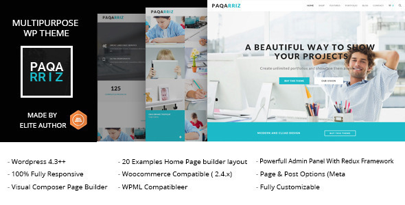 Paqarriz - Multipurpose WordPress Theme