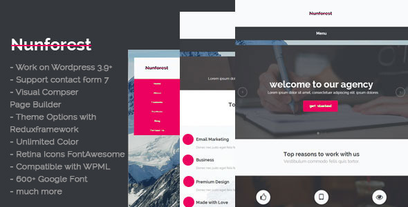 Nunforest - Multipurpose WP theme