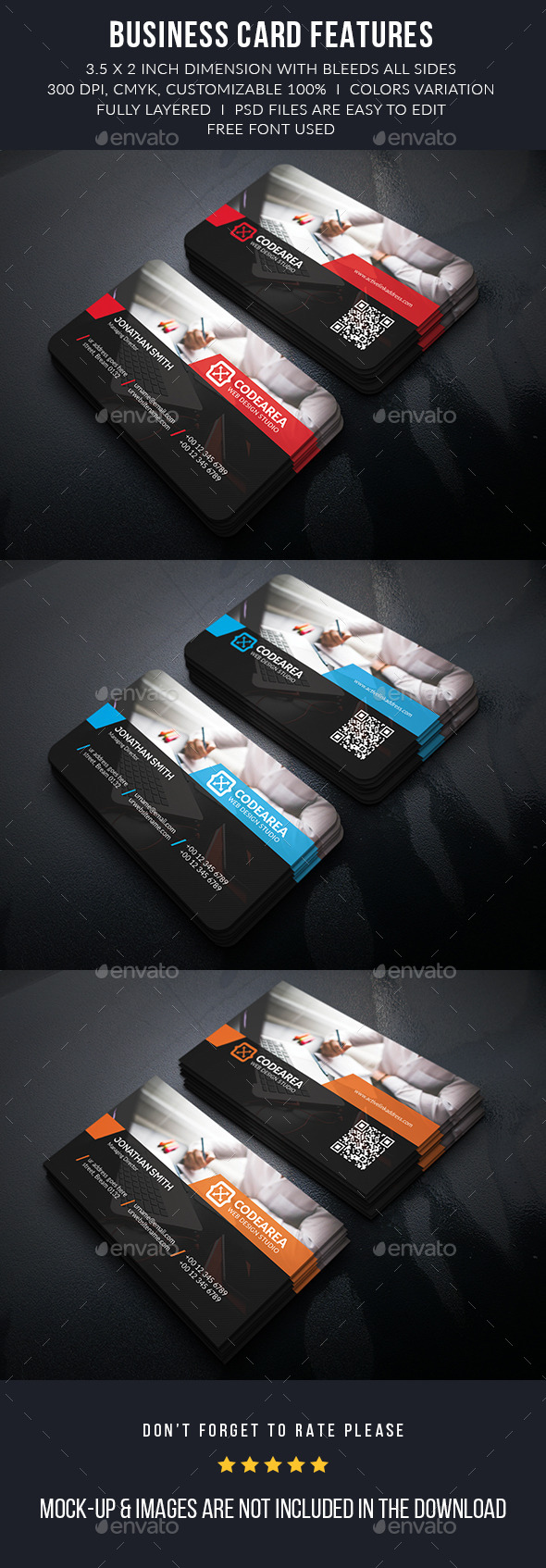 Graphicriver Corporate Business Card 12800798