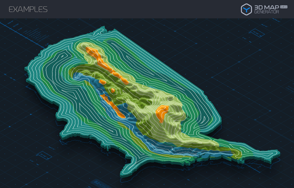 3D Map Generator - GEO | GraphicRiver