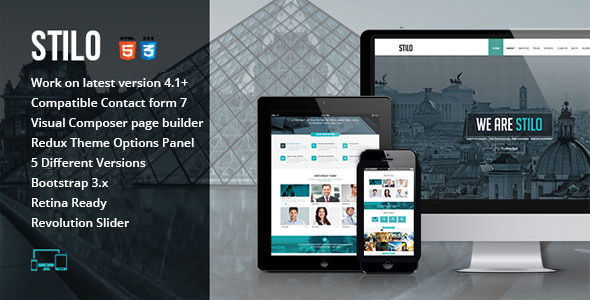 Stilo - One Page Multipurpose Wordpress Theme