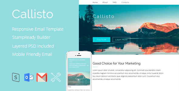 Callisto - Responsive Email + Online Builder