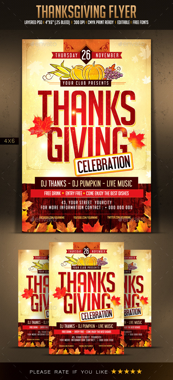 Thanksgiving Flyer