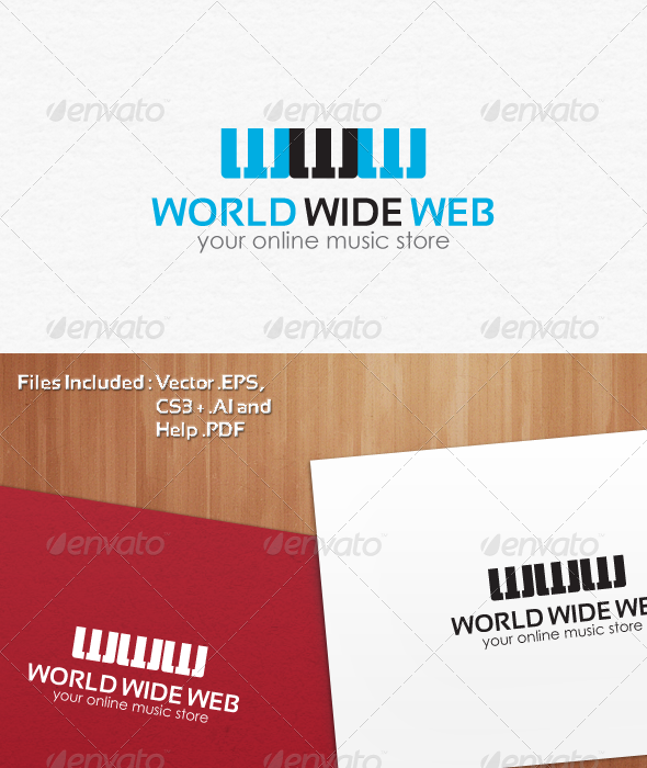 Online Music Store Logo Design