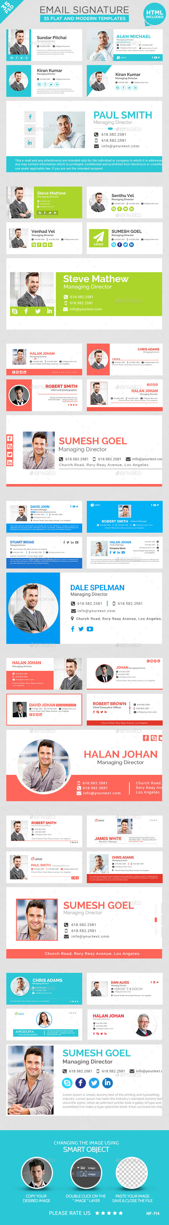 Email Signature - 35 Templates