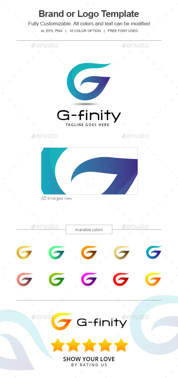 G-finity letter G Logo -144-G