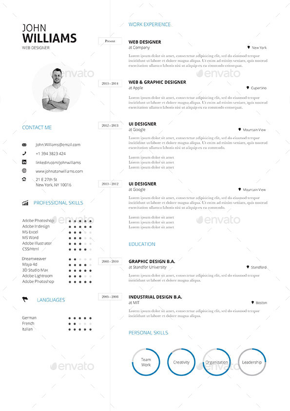 Clean Resume Bundle by paolo6180 | GraphicRiver