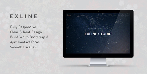 Exline | One Page Parallax Template