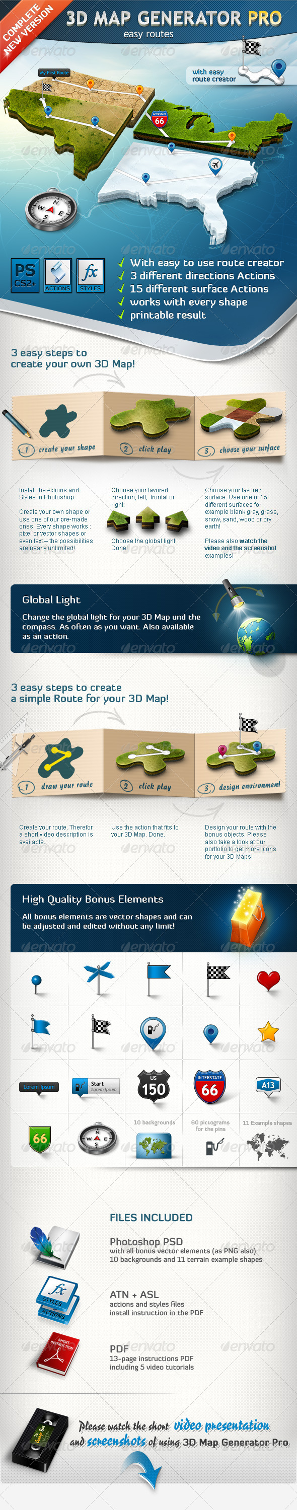 3D Map Generator Pro – Easy Routes - Utilities Actions