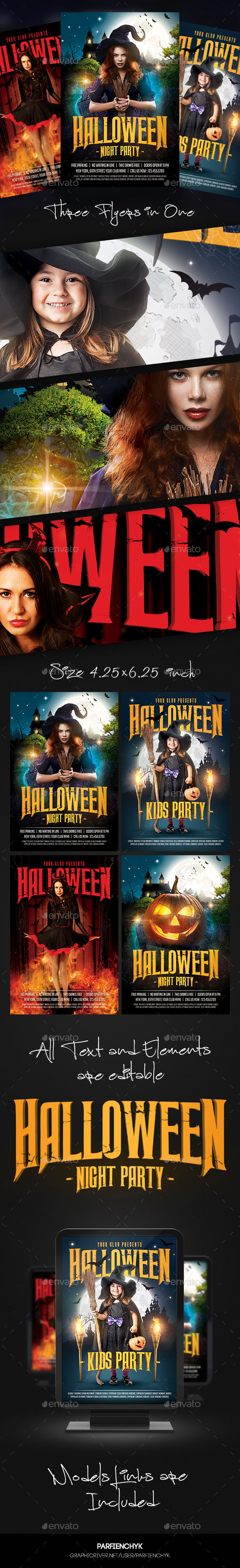 Halloween Flyer Bundle