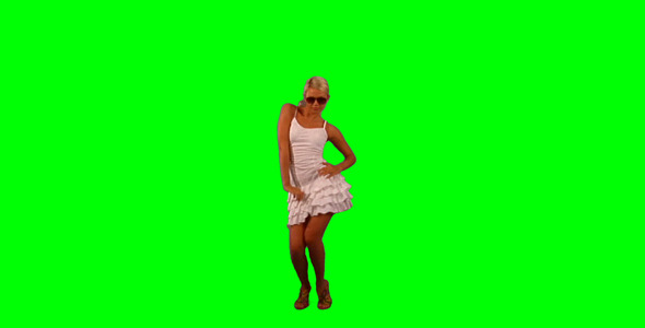 Dancer against green  screen  by Pressmaster VideoHive