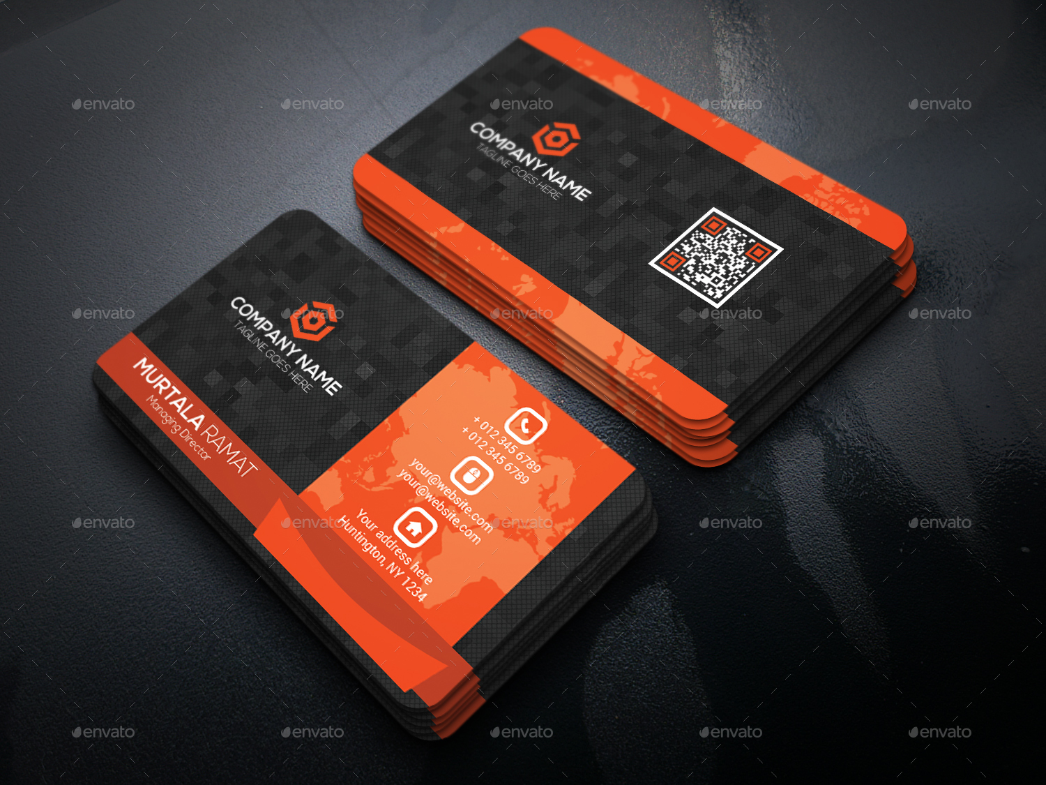 Smart Business Card Design by designfloor GraphicRiver