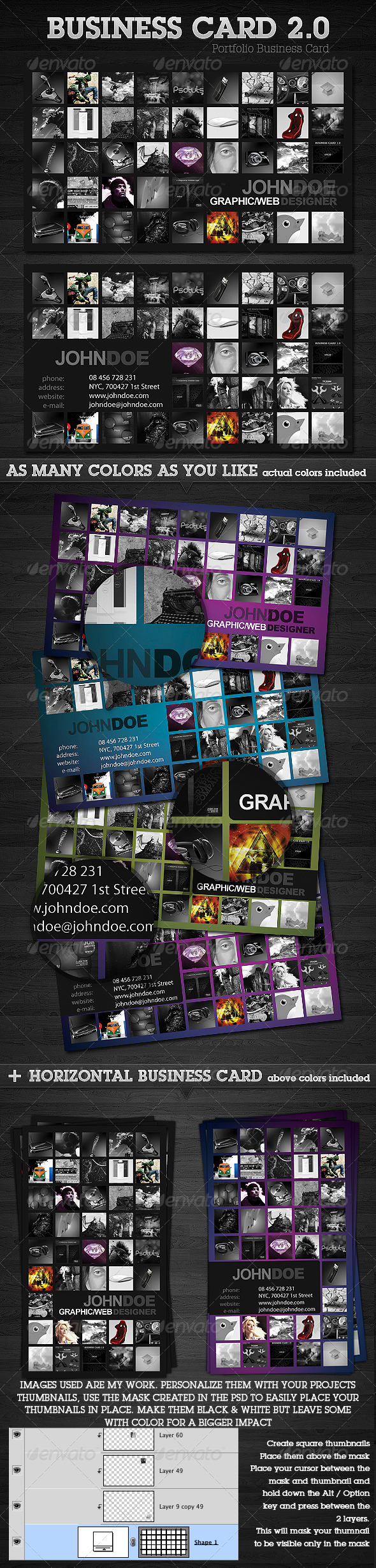 Portfolio Business Card 2.0 Portfolio Business Card 2.0
