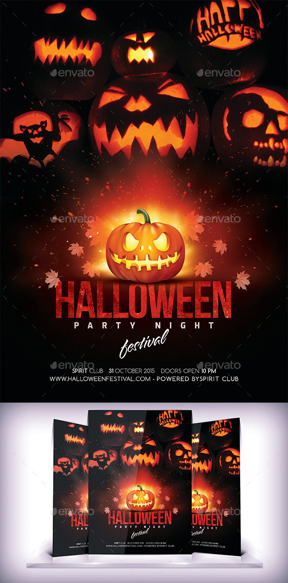 Halloween Festival Party Flyer